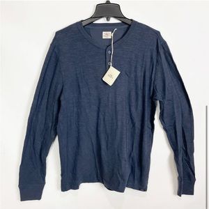 Faherty Long Sleeve Henley Shirt